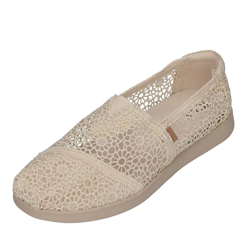 TOMS Damen Natural Moroccan Crochet Sneaker, Natur 1, 41 EU TOMS Damen Natural Moroccan Crochet Sneaker, Natur 1, 41 EU von TOMS