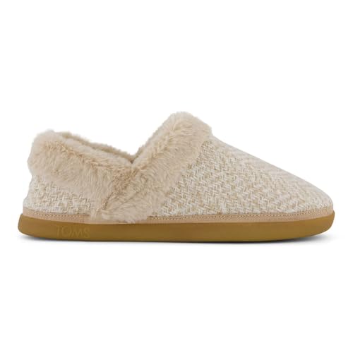 TOMS Damen Oslo Hausschuh, Oatmeal Cozy Fischgrätenmuster, 37.5 EU TOMS Damen Oslo Hausschuh, Oatmeal Cozy Fischgrätenmuster, 37.5 EU von TOMS