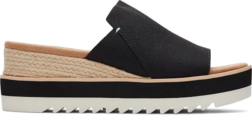 TOMS Damen Pantoletten Sandalen Diana Mule Pantolette Textil Uni Diana Mule schwarz Textil TOMS Damen Pantoletten Sandalen Diana Mule Pantolette Textil Uni Diana Mule schwarz Textil von TOMS