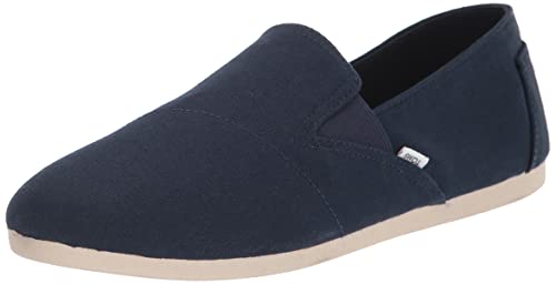 TOMS Damen Redondo Flacher Slipper, Marineblaues Leinwand, 37 EU von TOMS