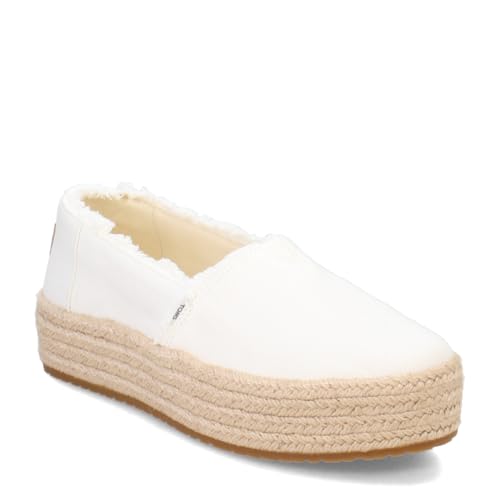 TOMS Damen Valencia Plattform, Weiss/opulenter Garten, 45 EU TOMS Damen Valencia Plattform, Weiss/opulenter Garten, 45 EU von TOMS