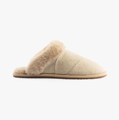TOMS Damen Valerie Hausschuh, Oatmeal Sparkle Knit, 38 EU von TOMS