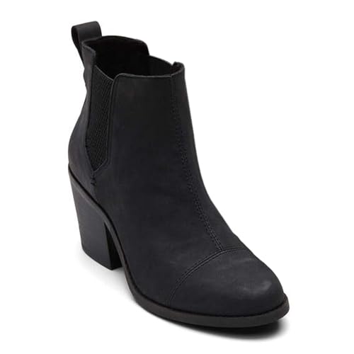 TOMS Damen Everly Stiefel, SCHWARZ, 38.5 EU von TOMS