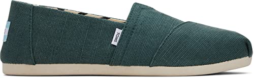 TOMS Damen Alpargata Flacher Slipper, Stormy Green Heritage Leinwand, 35.5 EU von TOMS