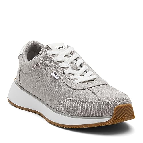 TOMS Damen Wyndon Sneaker, Drizzle Grey Slubby Woven Washed Canvas, 56 EU von TOMS