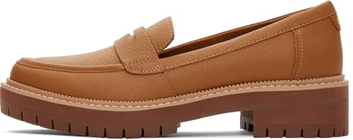 TOMS Damenschuhe - Cara Loafer 10020214 - tan, Größe:38.5 EU von TOMS