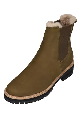 TOMS Damenschuhe Chelseaboots BENNET FAUX WR 10022757 military olive, Größe:39 EU von TOMS