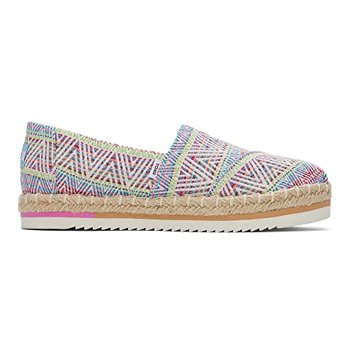 TOMS Diamond Global Woven Women Alpargata Platform von TOMS