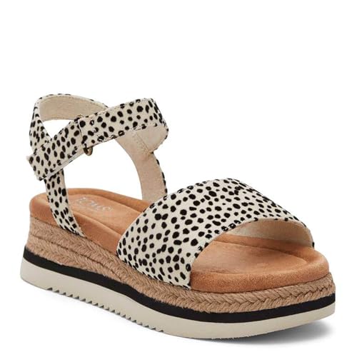 TOMS Diana Keilsandale, Fog Flocked Mini Cheetah, 37.5 EU von TOMS