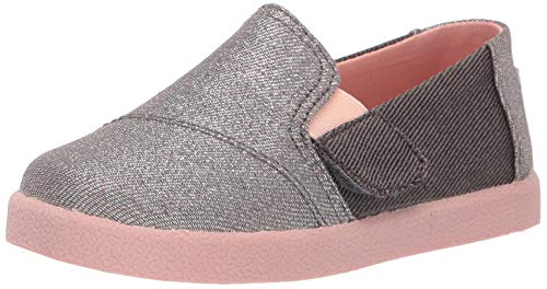 TOMS Girls' Avalon Loafer, Forged Iron Twill Glimmer, 6 Medium US Big Kid von TOMS