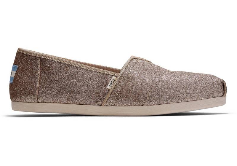 TOMS Glitzer Alpargatas Slipper von TOMS