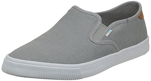 TOMS BAJA Slipper Canvas Herren, Grau, 43 EU von TOMS