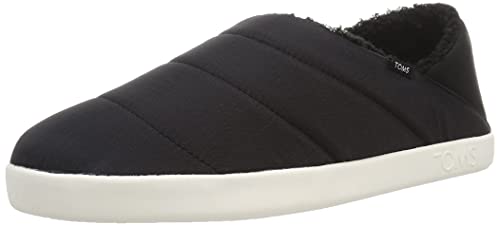 TOMS Herren 10016946 Hausschuh, Black Matte Ripstop, 44 EU von TOMS