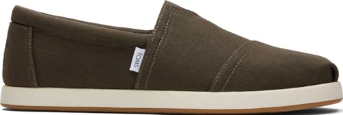 TOMS Herren Alp FWD Flacher Slipper, Canteen gewachstes Segeltuch aus recycelter Baumwolle, 42 EU TOMS Herren Alp FWD Flacher Slipper, Canteen gewachstes Segeltuch aus recycelter Baumwolle, 42 EU von TOMS