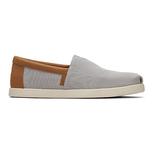 TOMS Herren Alp FWD Flacher Slipper, Drizzle Grey Brushed Twill, 42.5 EU von TOMS