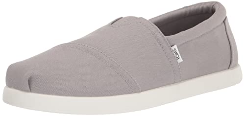 TOMS Herren Alp FWD Flacher Slipper, Drizzle Grey Recycled Cotton Canvas, 47.5 EU von TOMS