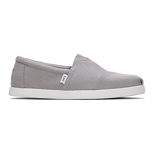 TOMS Herren Alp FWD Flacher Slipper, Grau recycelte Baumwollleinwand, 42.5 EU von TOMS