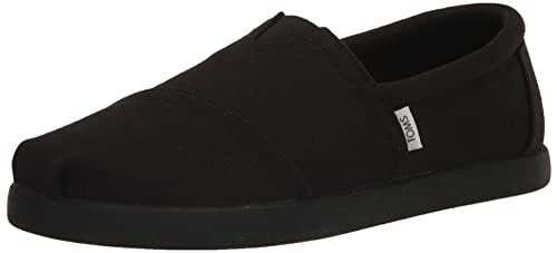 TOMS Herren Alp FWD Flacher Slipper, Schwarzes, recyceltes Baumwoll-Segeltuch, 39 EU von TOMS