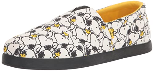 TOMS Herren Alp FWD Flacher Slipper, White Snoopy and Woodstock, 43 EU von TOMS