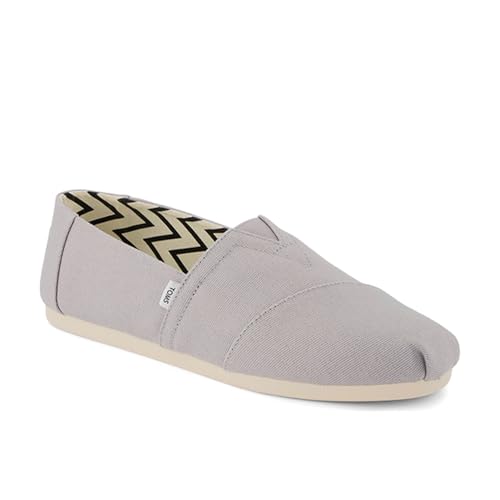 TOMS Herren Alpargata Classic Sneaker, Drizzle Grey Recyceltes Baumwollleinen, 40.5 EU TOMS Herren Alpargata Classic Sneaker, Drizzle Grey Recyceltes Baumwollleinen, 40.5 EU von TOMS