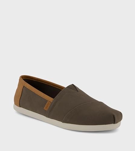 TOMS Herren Alpargata Espadrille, Canteen Brushed Twill Tan Synthetic Trim, 43.5 EU von TOMS