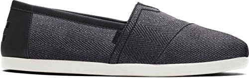 TOMS ALPARGATA Espadrille Canvas Herren, Dunkelgrau 43 EU von TOMS