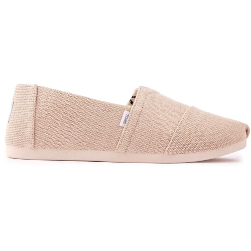 TOMS Herren Alpargata Heritage Canvas Flacher Slipper, Natürlich Ungefärbt, 44 EU von TOMS