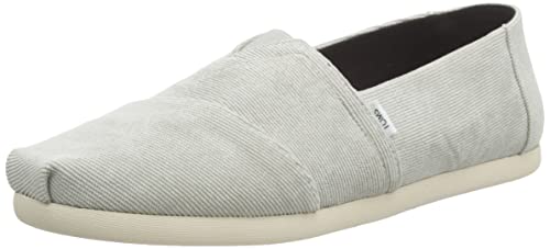 TOMS Herren Alpargata Kunststoff Flache Slipper, GRAU, 40.5 EU von TOMS