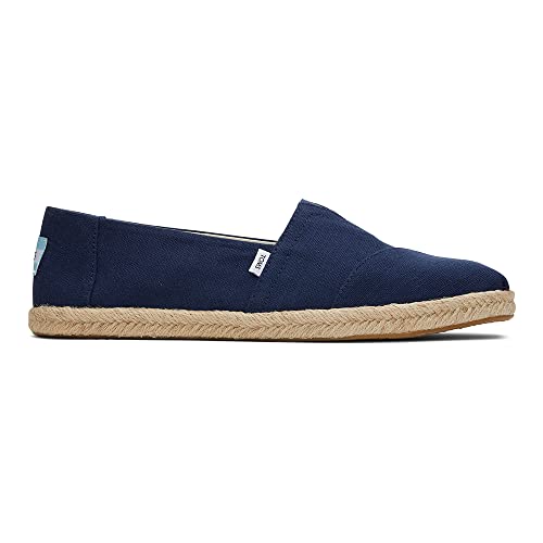 TOMS Herren Alpargata Rope Classic Flacher Slipper, Blue Navy, 40.5 EU von TOMS