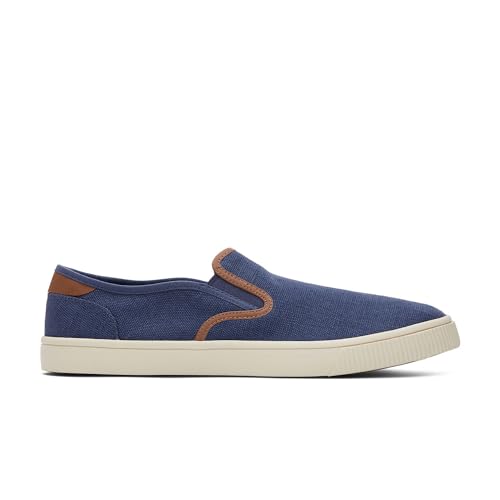 TOMS Herren Baja Sneaker, Cadet Blue Heritage Besatz aus synthetischem Nubukleder, 42 EU von TOMS