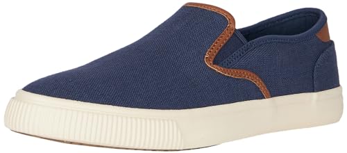 TOMS Herren Baja Sneaker, Cadet Blue Heritage Canvas Synthetik Nubuklederbesatz, 43.5 EU von TOMS