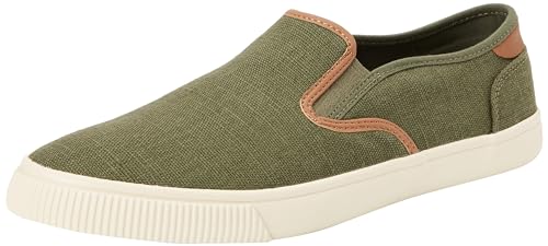 TOMS Herren Baja Sneaker, Dark Sage Heritage Canvas Synthetik-Nubuk-Besatz, 40 EU von TOMS