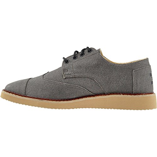 TOMS Herren Brogue Brogues, Grau (Ash Aviator Twill), 45 EU von TOMS