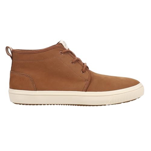 TOMS Herren Carlo Mid Terrain Sneaker, Wasserabweisendes Walnussleder, 39 EU von TOMS