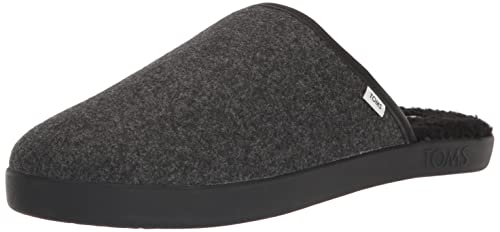 TOMS Herren Harbor Slipper, Doppel schwarz, 42 EU von TOMS