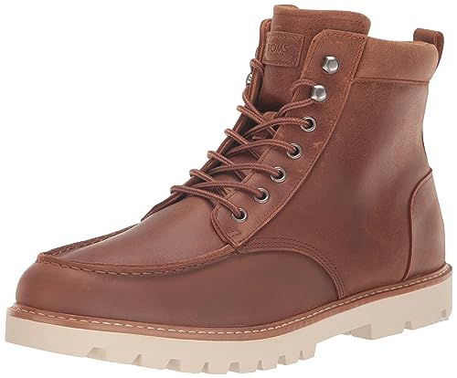 TOMS Herren Palomar Stiefel, Hellbraunes Leder, 43.5 EU von TOMS