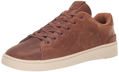 TOMS Herren TRVL LITE 2.0 Low Sneaker, Fog/Tan Recycled Cotton Canvas/Suede, 50 EU von TOMS