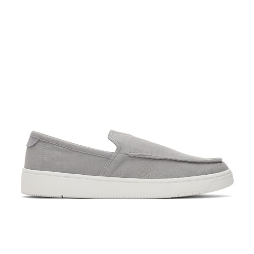 TOMS Herren Trvl Lite Loafer Slipper, Ultimate Grey Recycelte Baumwolle Slubby Woven, 41 EU von TOMS