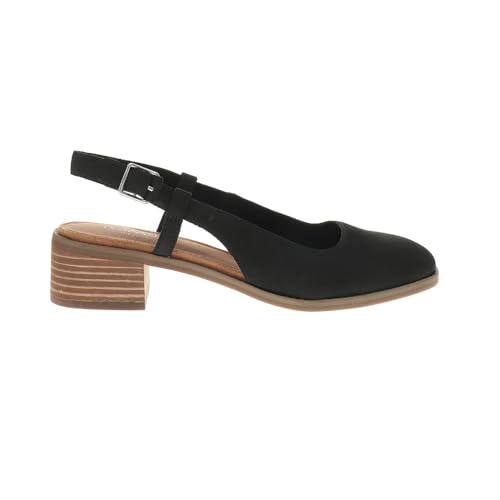 TOMS Jaclyn Slingback-Kleid für Damen, lässig, niedriger Absatz, 2,5–5,1 cm, Braun, Schwarz, 37 EU von TOMS