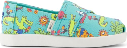 TOMS Jungen Alpargata Classic Espadrille zum Reinschlüpfen, Mittelgrün TOMS Jungen Alpargata Classic Espadrille zum Reinschlüpfen, Mittelgrün von TOMS