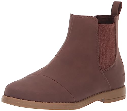 TOMS Jungen Charlie Mode Stiefel, Chestnut Pu Nubuck, 37 EU von TOMS