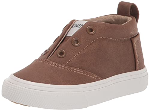 TOMS Jungen Fenix Mid Sneaker, Toffee Microsuede, 26 EU von TOMS