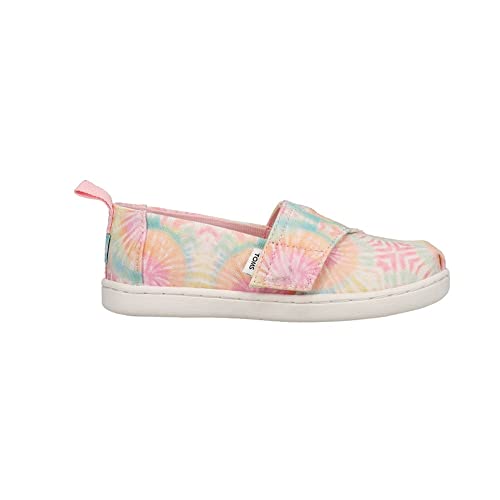 TOMS TINY ALPARGATA Espadrille Canvas Mädchen, Candy Pink Tie Dye, 21 EU von TOMS