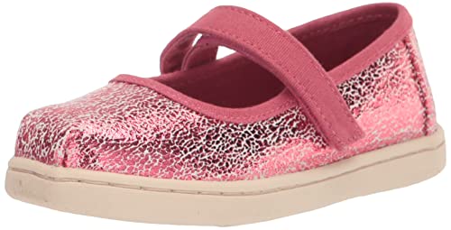 TOMS Jungen Mädchen Flache Mary Jane, PINK, 19.5 EU von TOMS