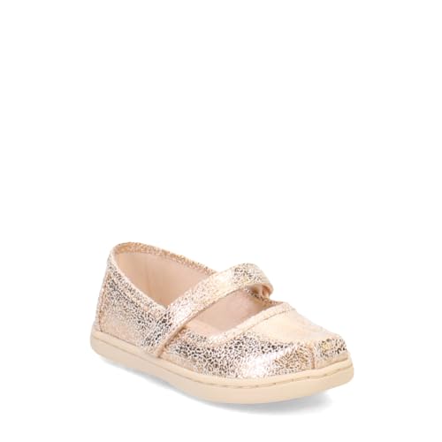 TOMS Jungen Mädchen Mary Jane Schuh, Craquelle-Folie, 21 EU von TOMS