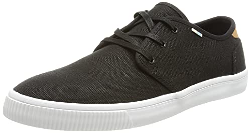 TOMS Herren Carlo Sneaker, Schwarz Weiß, 46 EU von TOMS