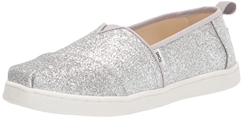 TOMS Mädchen ALPARGATA Espadrille, Silberweiß, 30.5 EU von TOMS