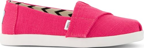 TOMS Mädchen Alpargata Classic Espadrille zum Reinschlüpfen, Fuchsia Heritage Canvas von TOMS