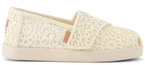 TOMS Mädchen Alpargata Classic Espadrille zum Reinschlüpfen, Natural Moroccan Crochet von TOMS