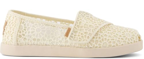 TOMS Mädchen Alpargata Classic Espadrille zum Reinschlüpfen, Natural Moroccan Crochet von TOMS